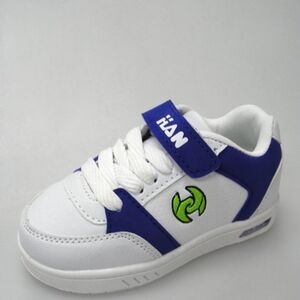 Global Max White & Royal Blue Light-Up Unisex Sneaker Kids 12